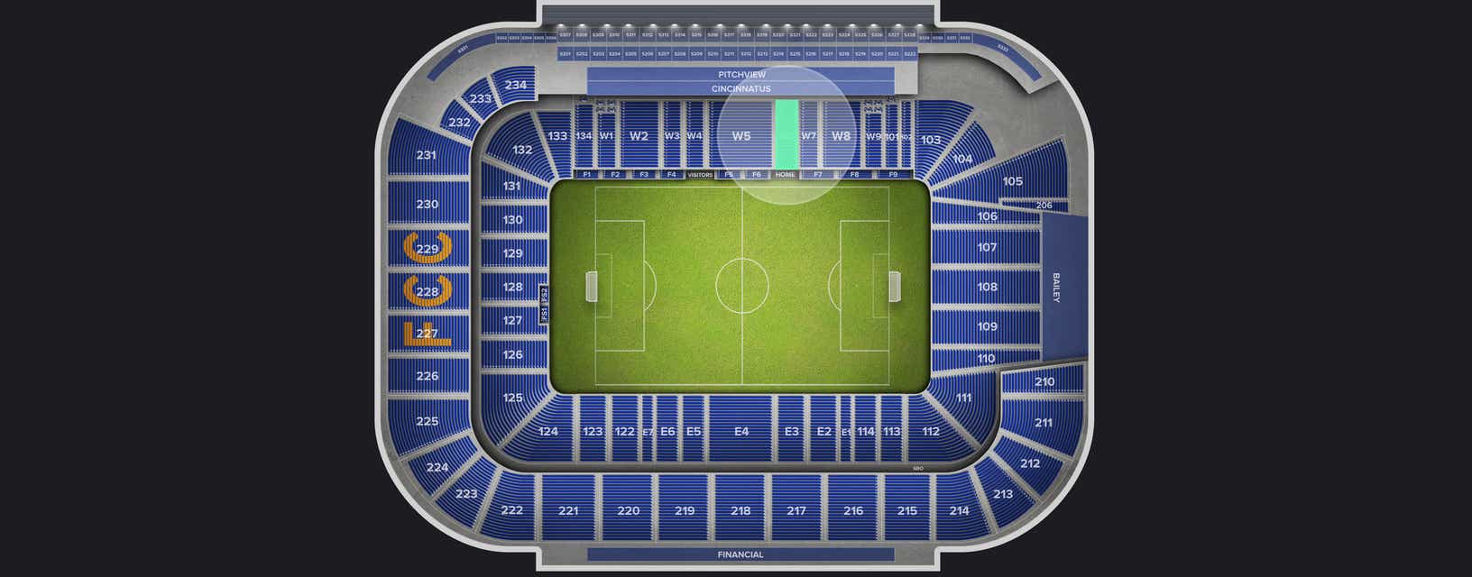 Seat view from West Club