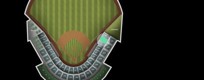 Seat view from Lower Outfield