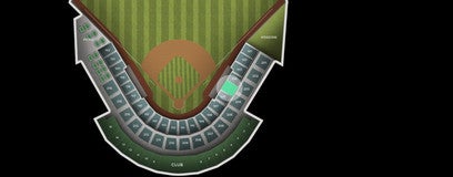 Seat view from Lower Infield