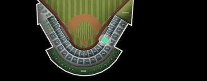 Seat view from Lower Infield