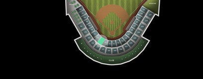 Seat view from Lower Outfield