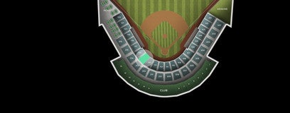 Seat view from Lower Outfield