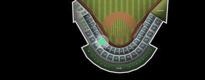 Seat view from Lower Outfield