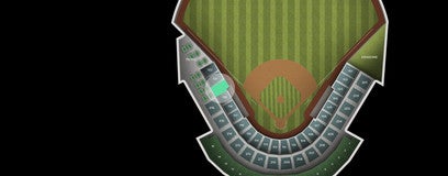 Seat view from Lower Outfield