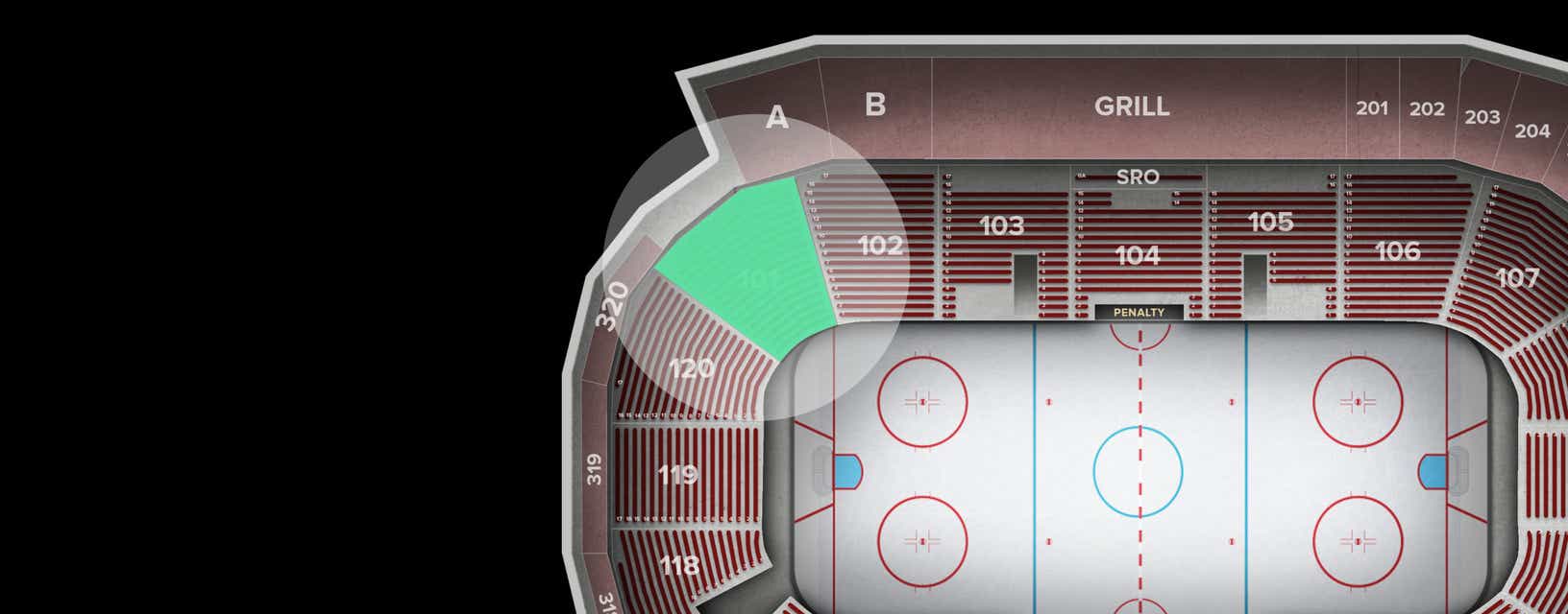 Seat view from Lower