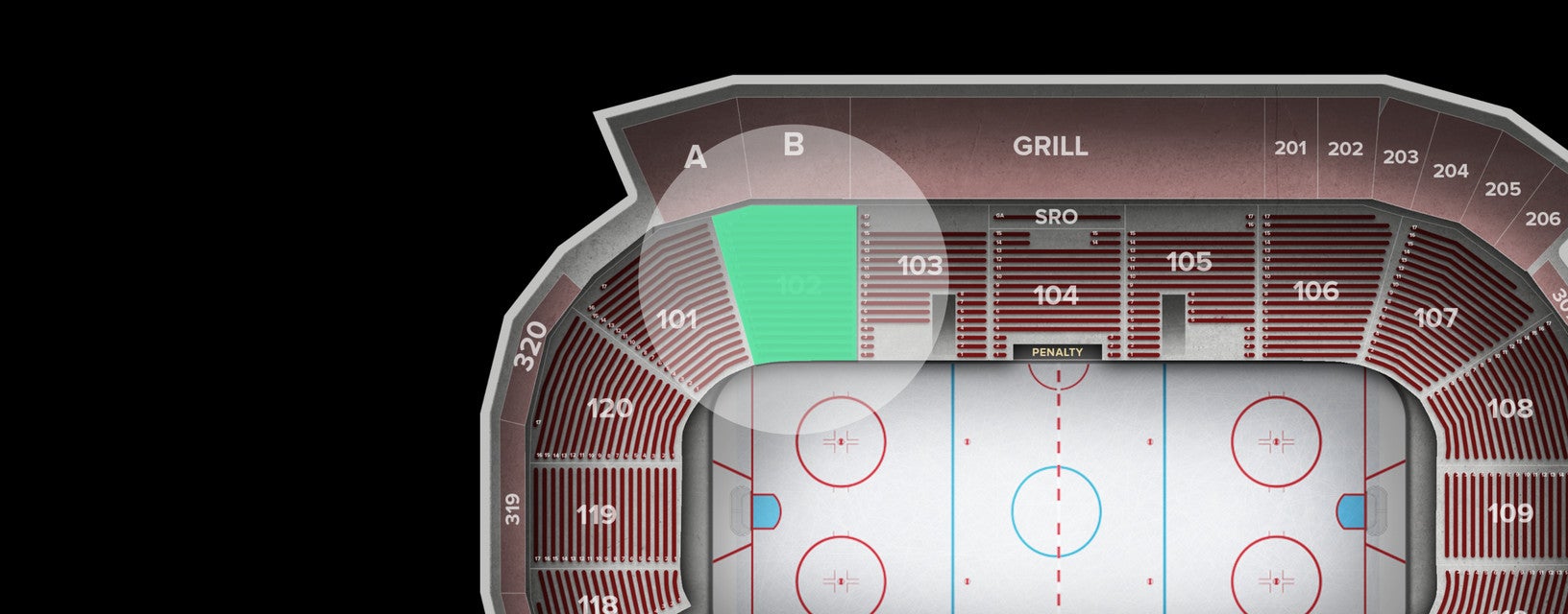 Seat view from Lower