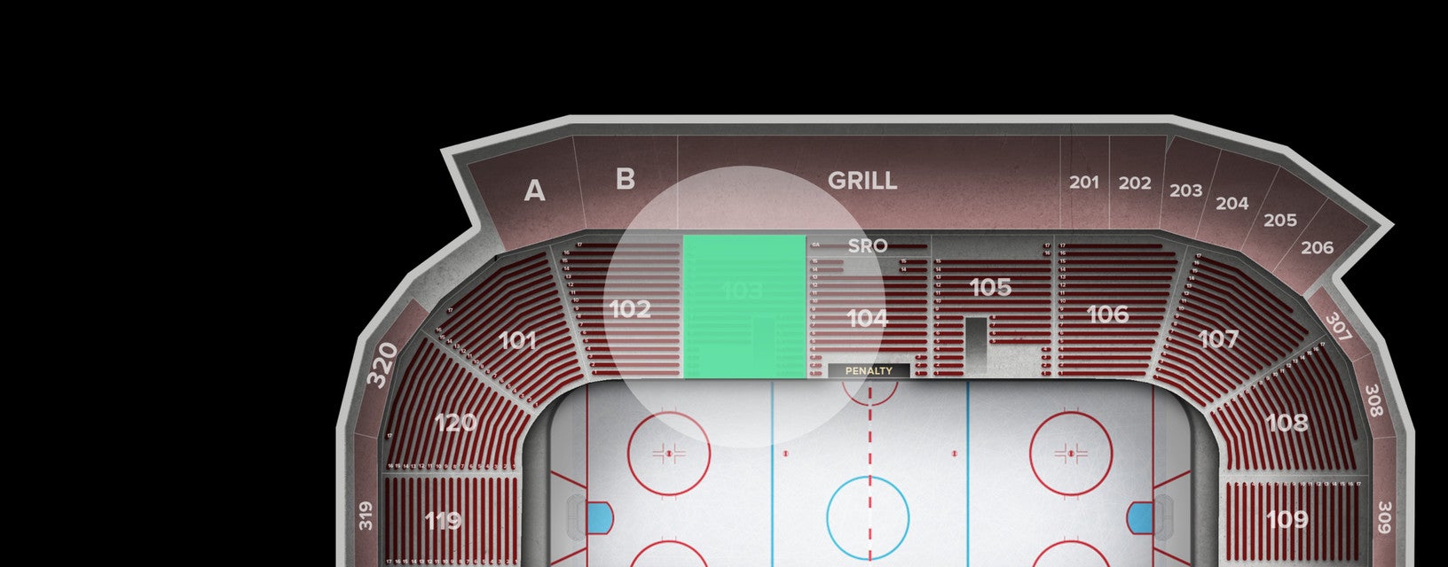 Seat view from Lower