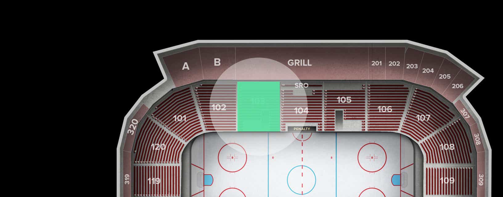 Seat view from Lower