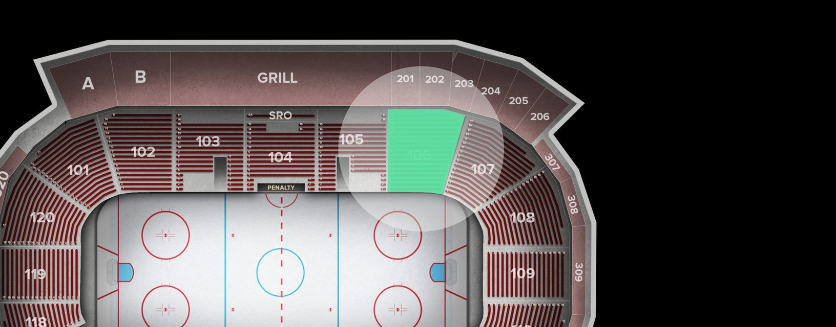 Seat view from Lower