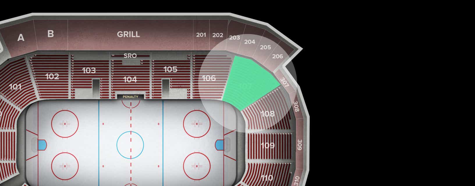 Seat view from Lower