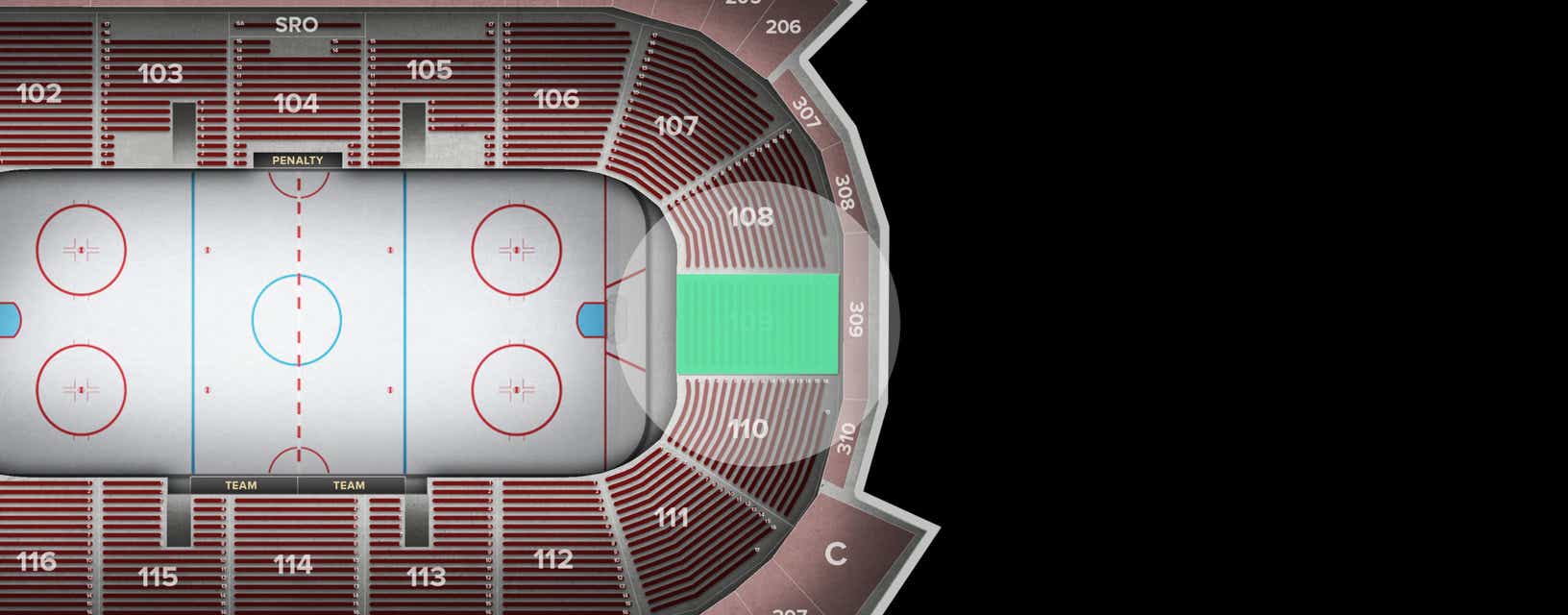 Seat view from Lower