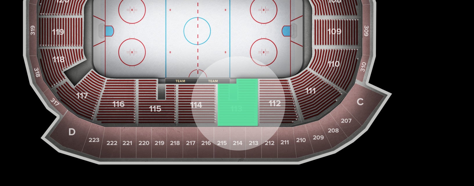 Seat view from Lower
