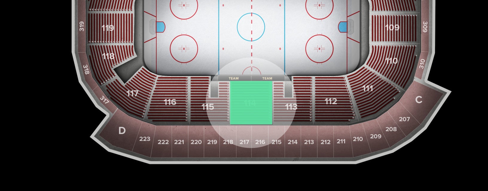 Seat view from Lower