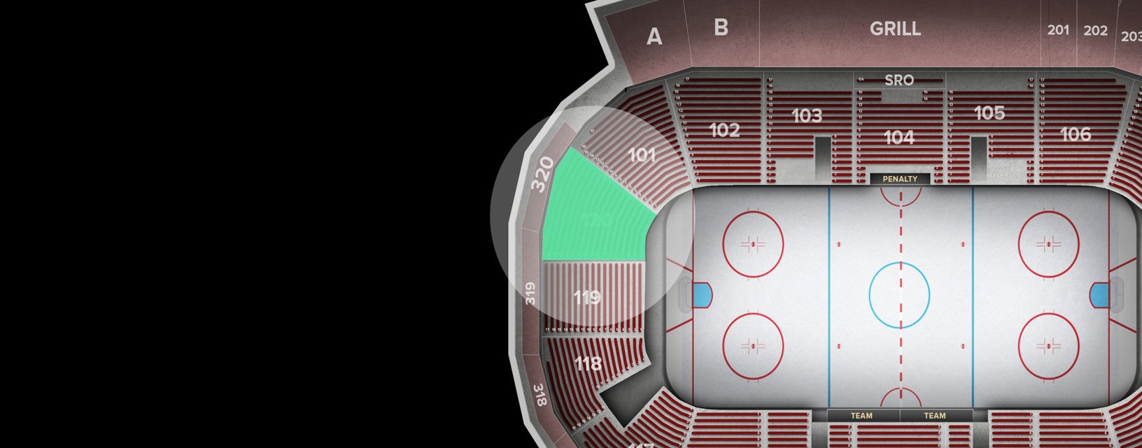 Seat view from Lower