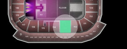 Seat view from Lower