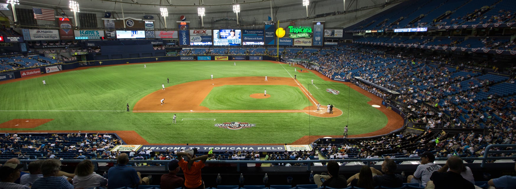 Seat view from Press Level Box
