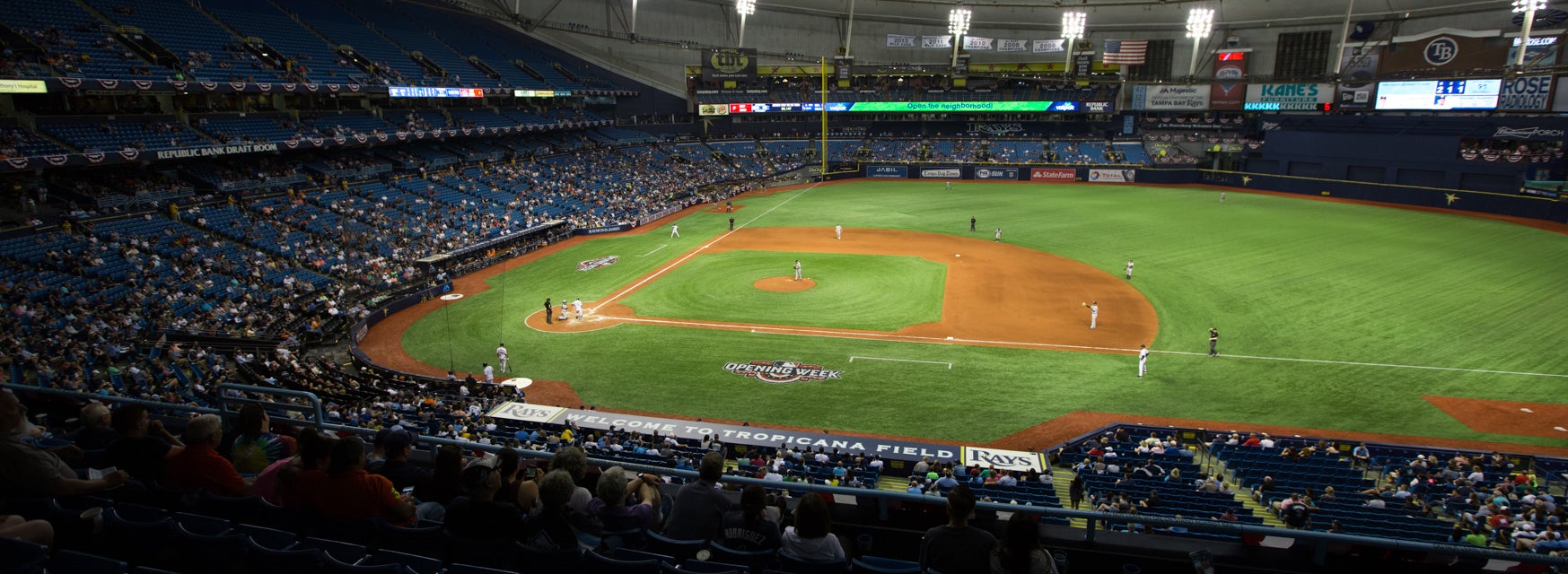 Seat view from Press Level Box