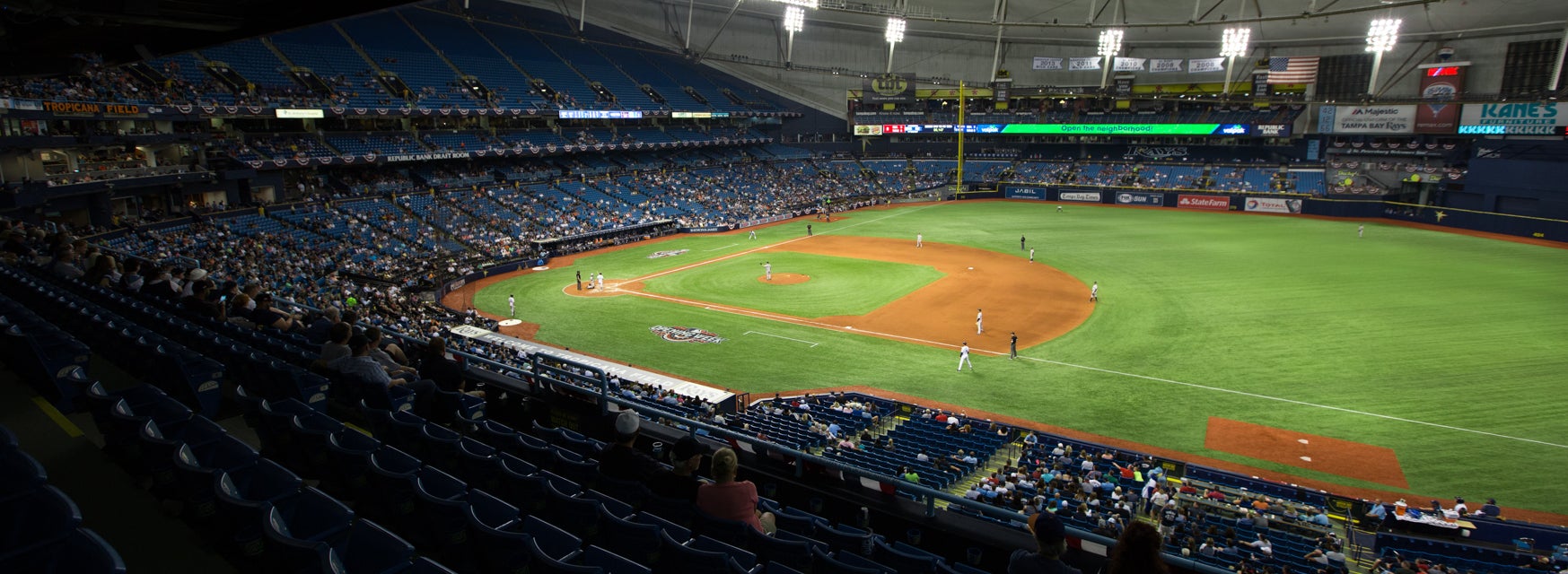 Seat view from Press Level Box