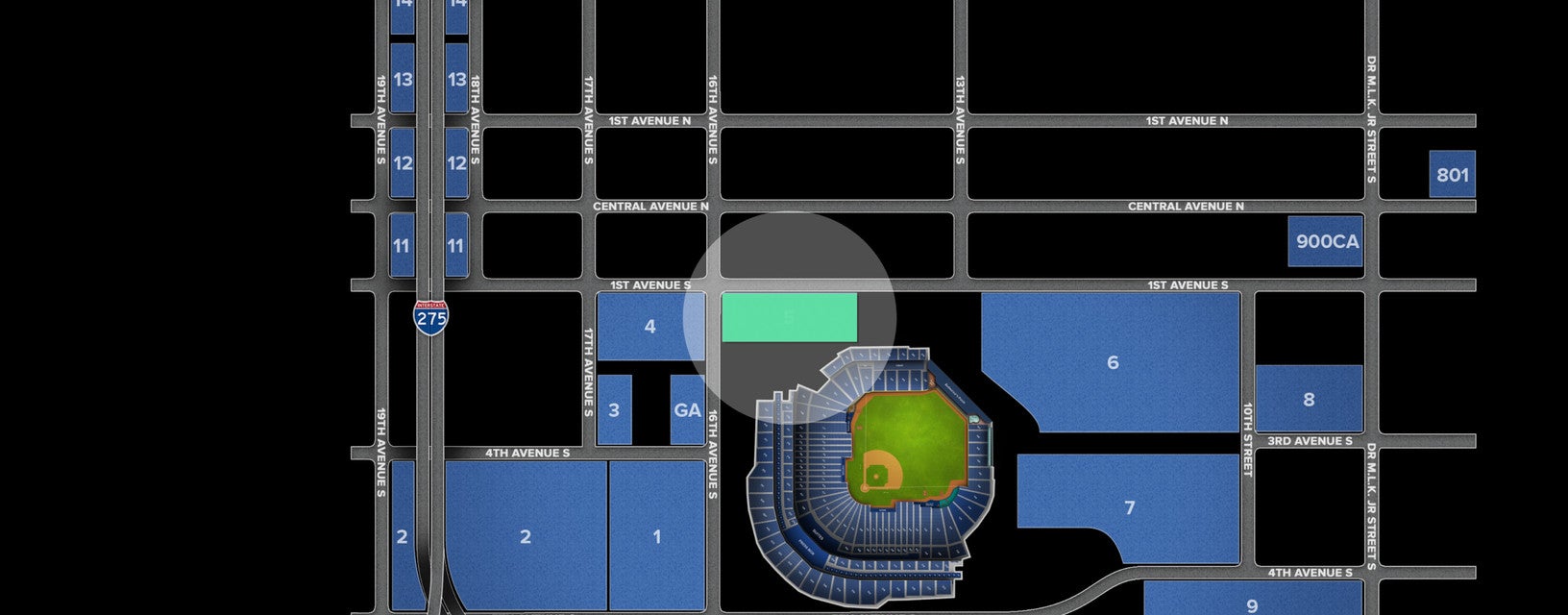 Seat view from Lot