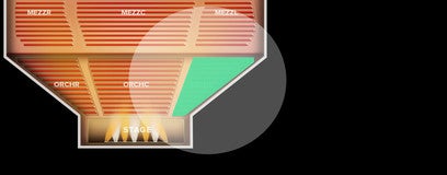 Seat view from Orchestra