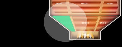 Seat view from Orchestra