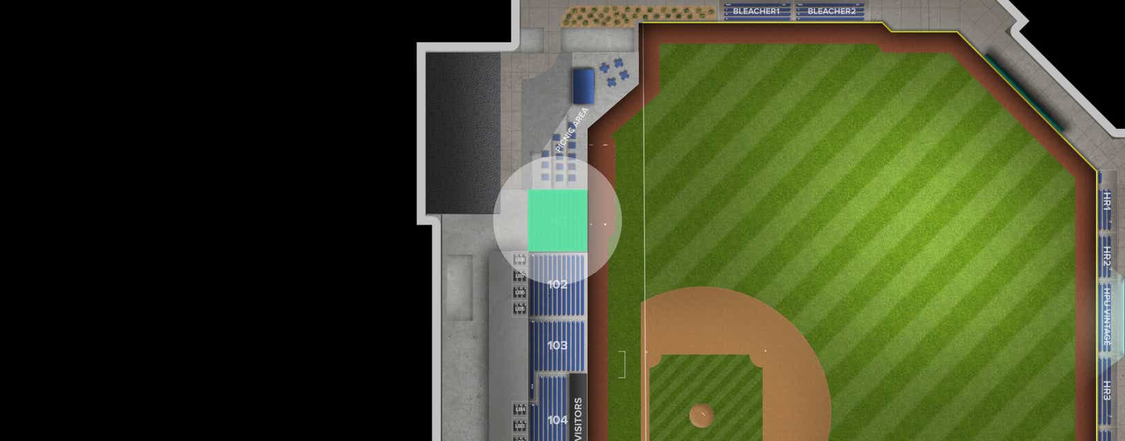 Seat view from Lower