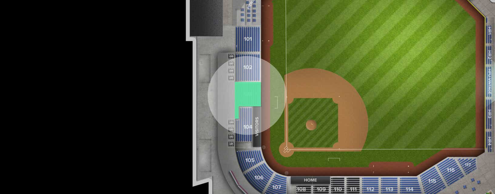 Seat view from Lower