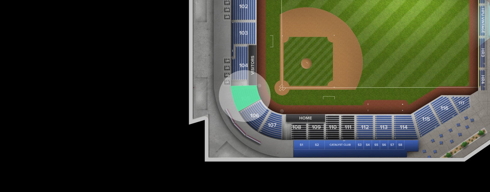 Seat view from Lower