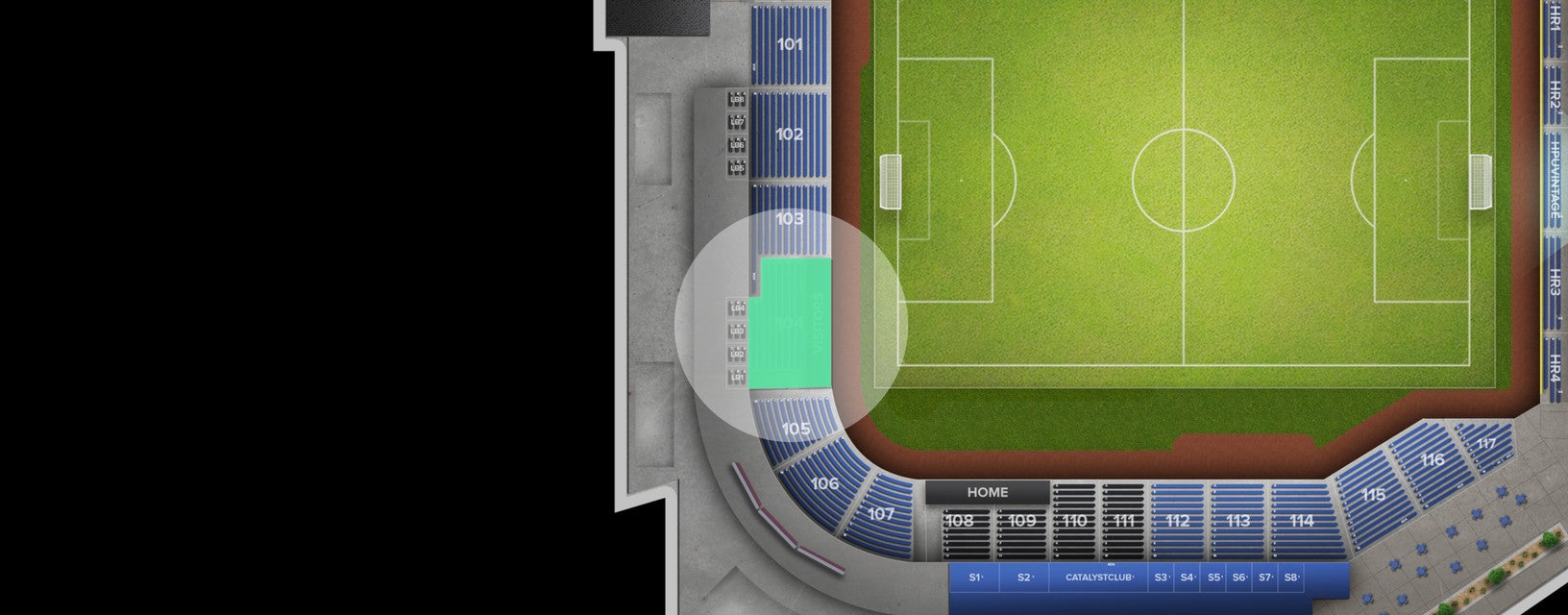 Seat view from Lower