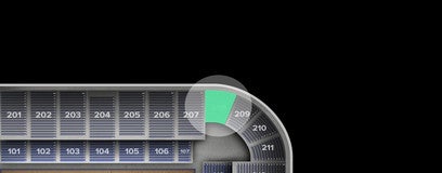 Seat view from Upper