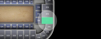 Seat view from Upper