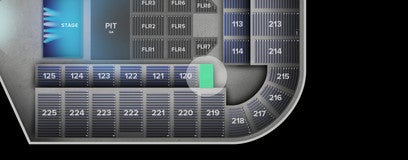 Seat view from Lower
