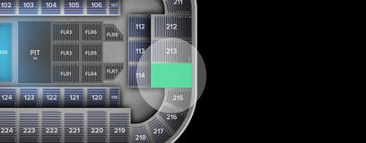 Seat view from Upper