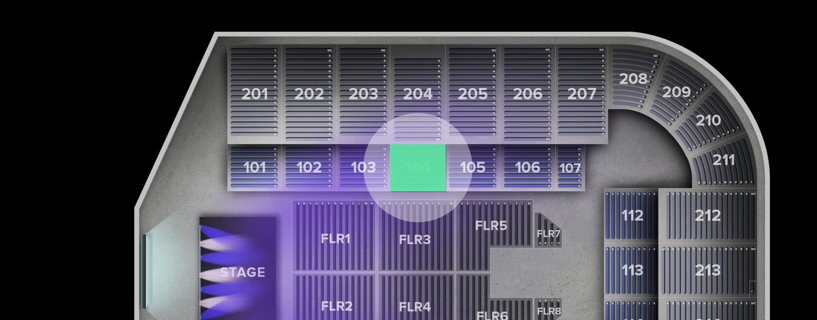 Seat view from Lower