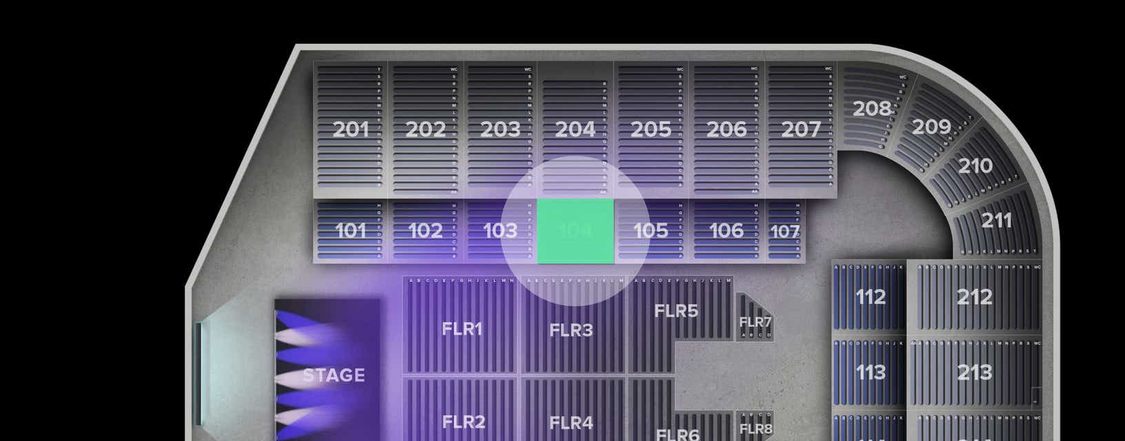 Seat view from Lower