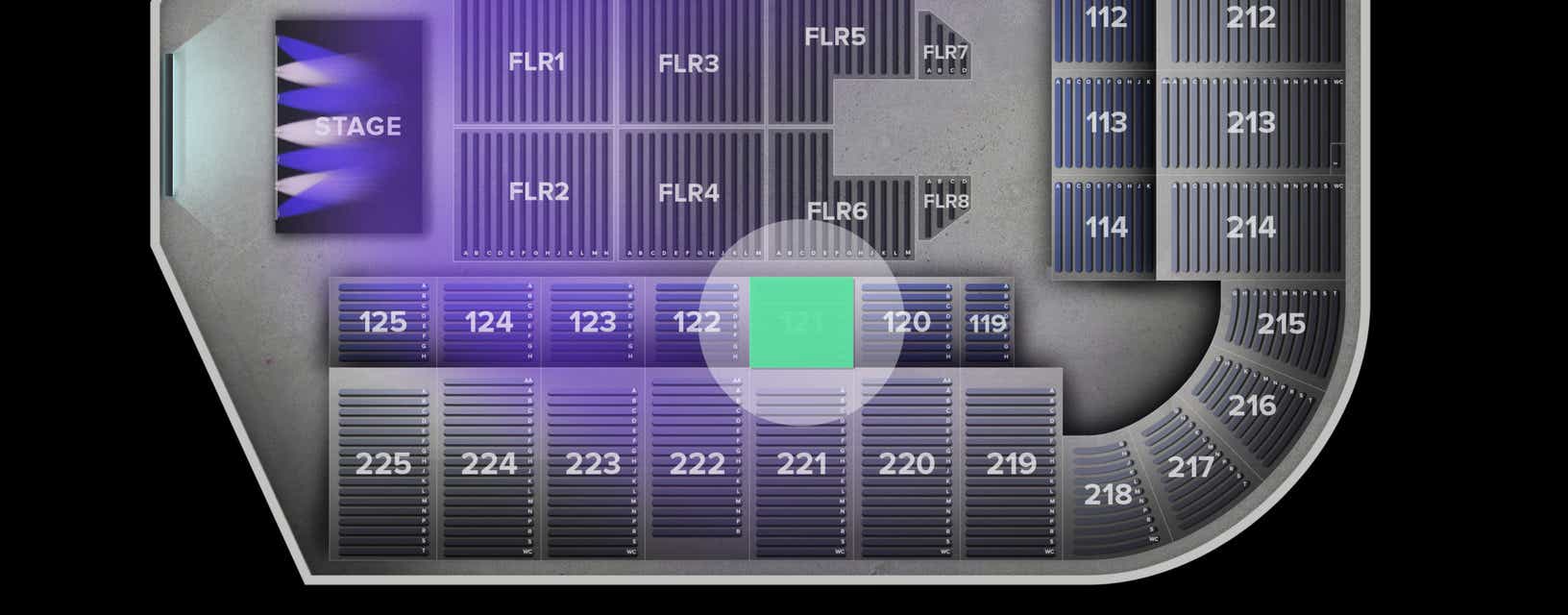 Seat view from Lower