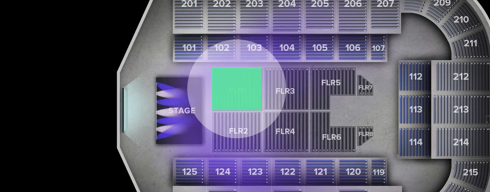 Seat view from Floor