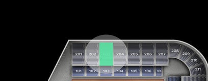 Seat view from Upper