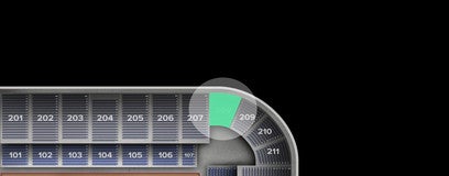 Seat view from Upper