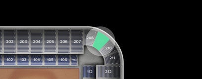 Seat view from Upper