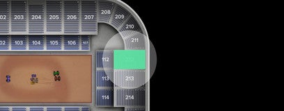 Seat view from Upper