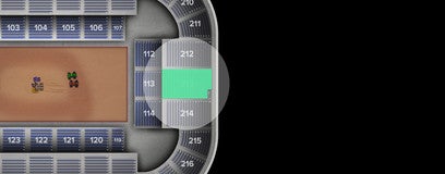 Seat view from Upper