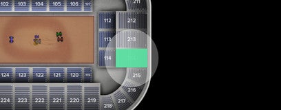 Seat view from Upper