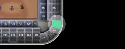 Seat view from Upper