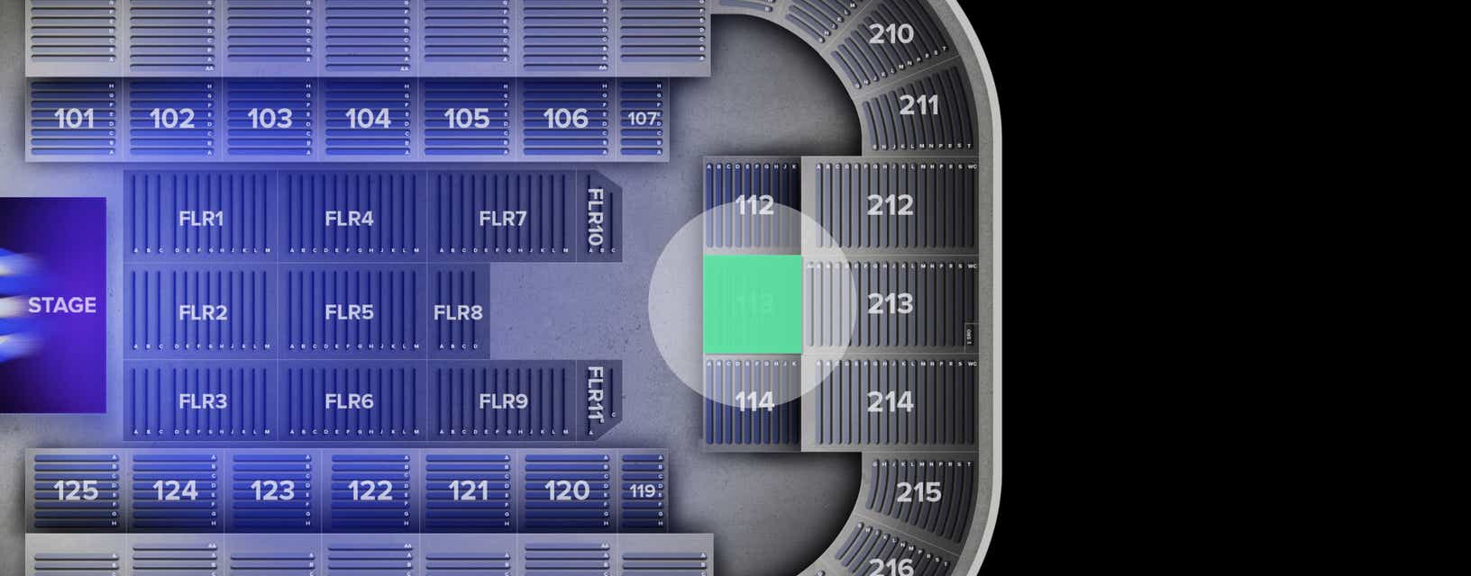 Seat view from Lower