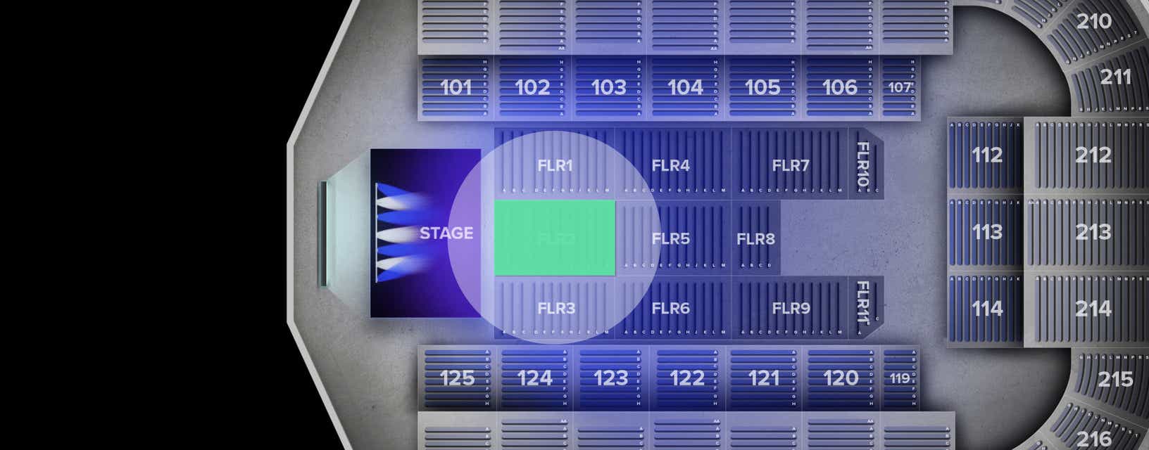 Seat view from Floor