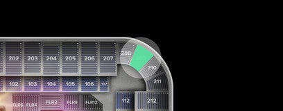 Seat view from Upper