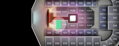 Seat view from Floor