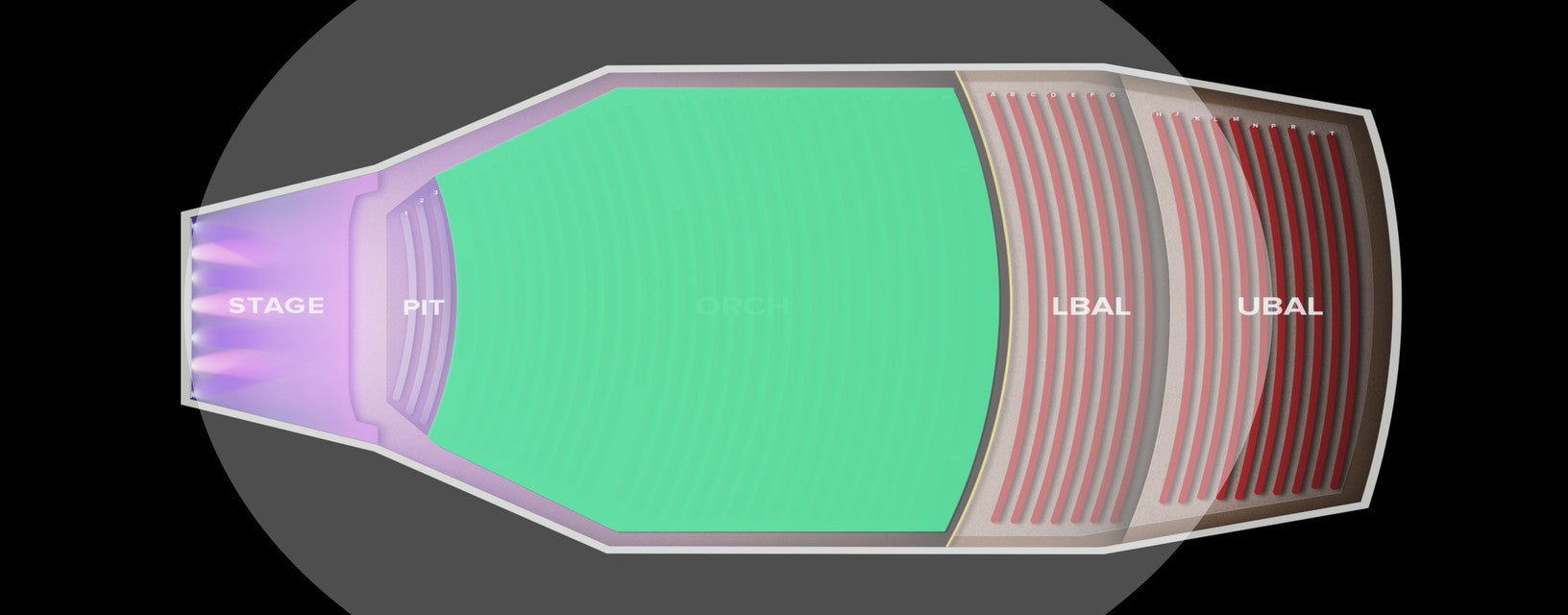 Seat view from Orchestra