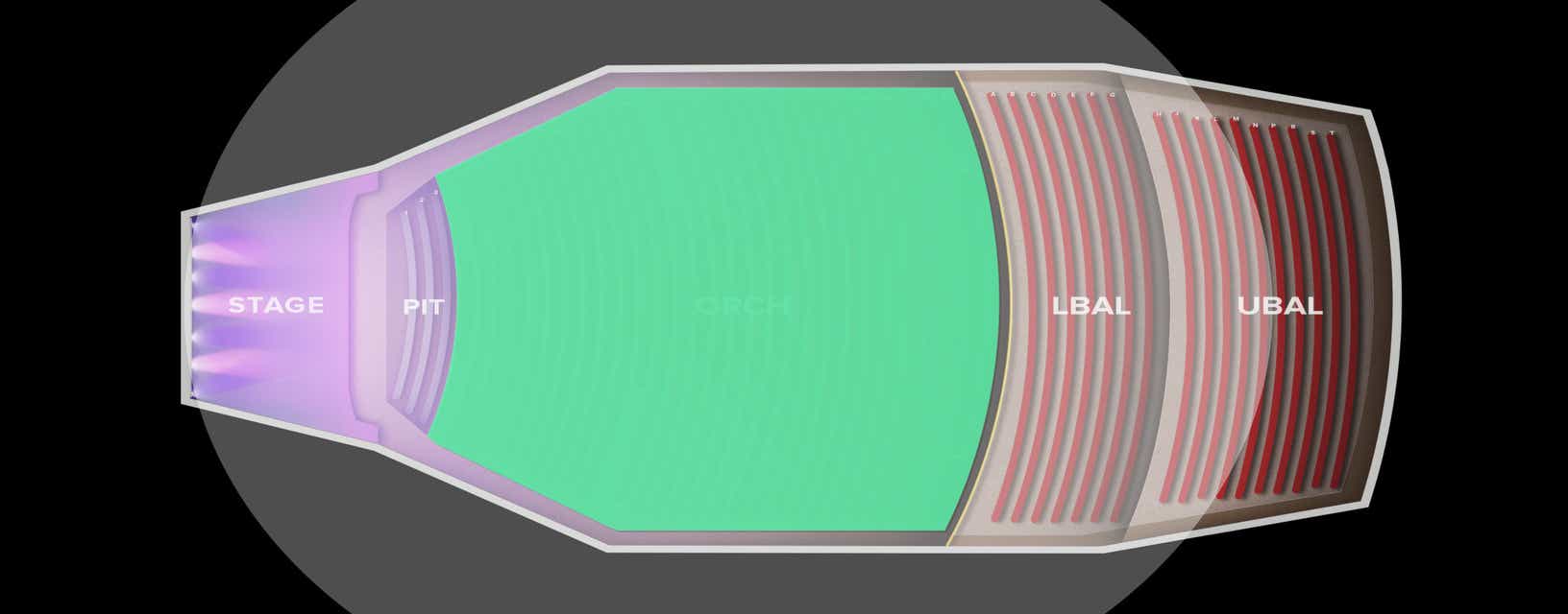 Seat view from Orchestra